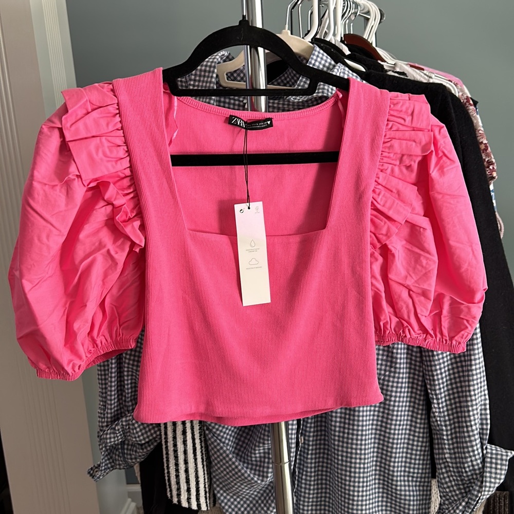 Zara crop top NWT